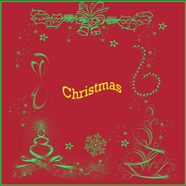 Weihnachten abstrakter Hintergrund — Stockfoto