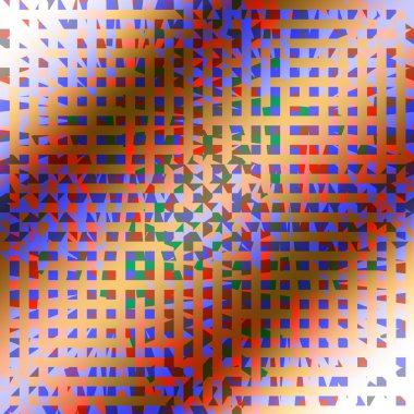 soyut fraktal noktalı