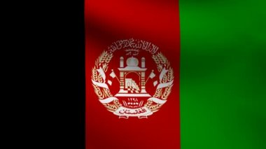 Afganistan bayrağı.