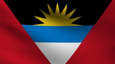 Antigua ve Barbuda bayrağı.
