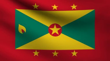 Grenada bayrağı.