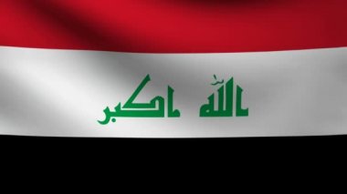 Irak bayrağı.