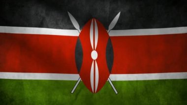 Kenya bayrağı.