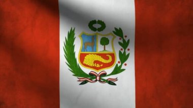 Peru bayrağı.