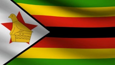Zimbabve bayrağı.