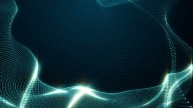 Dijital fraktal duman.