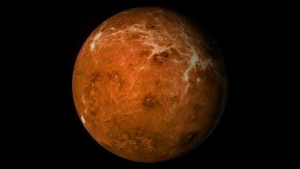 Planeet Venus. — Stockvideo