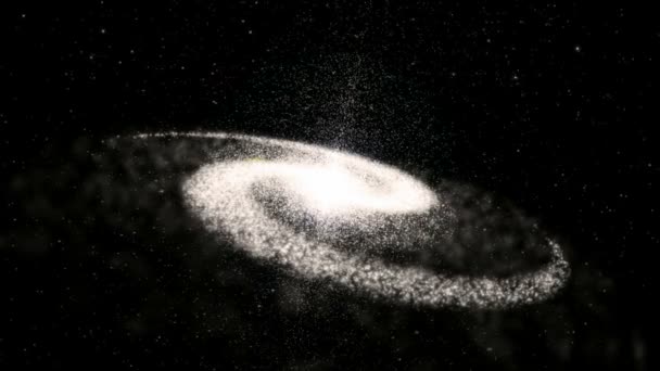 Galáxia. — Vídeo de Stock