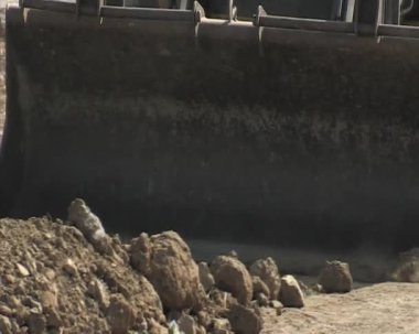 buldozer hareketli dünya. İnşaat.