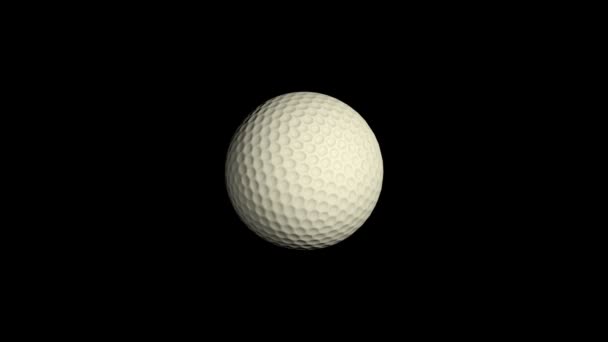 Golfboll. — Stockvideo
