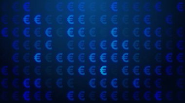 Euro simgesi arka plan döngü.