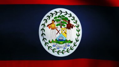 Belize bayrağı.