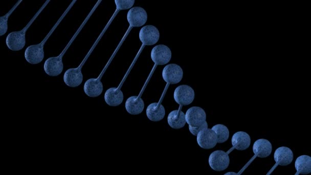 Цепь ДНК — стоковое видео