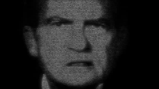 Портрет Американський президент Річард Ніксон — стокове відео