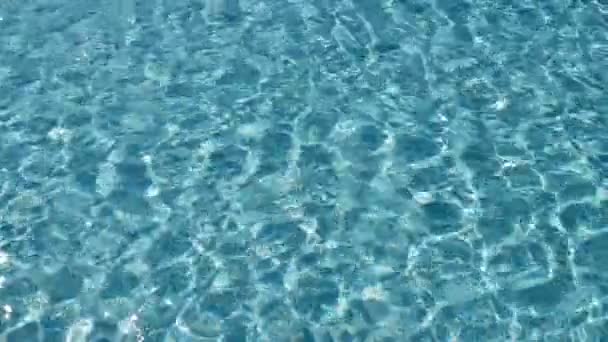 蓝色的海水流 — 图库视频影像