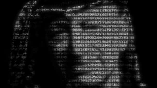 Animazione viso Yasser Arafat — Video Stock
