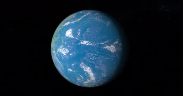 Dünya Gezegeninde Süperkıta Pangea Pangaea Döngü — Stok video