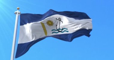 Rio Zenci Departmanı Bayrağı, Uruguay. Döngü