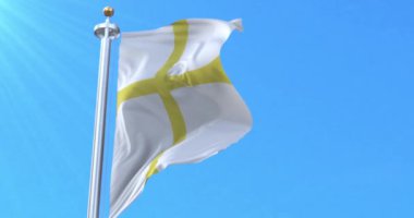Norveç, Nord-Trndelag fylke bayrağı. Döngü