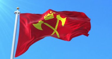 Norveç, Hordaland Fylke bayrağı. Döngü