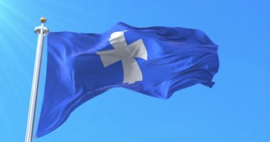 Norveç, Rogaland Fylke bayrağı. Döngü