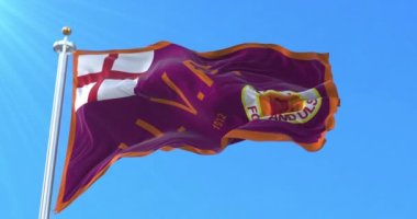 Ulster Gönüllü Kuvvetleri bayrağı, Kuzey İrlanda. Döngü