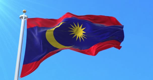 Drapeau Barisan Revolusi Nasional Pattani Melayu Koordinasi Boucle — Video