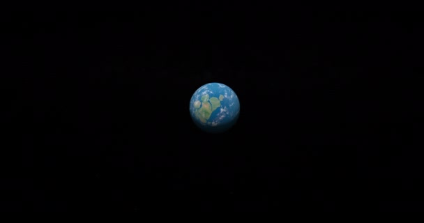 朝向地球上的罗迪尼亚超级大陆 — 图库视频影像