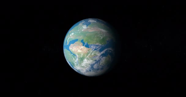 Para Laurasia Gondwana Planeta Terra — Vídeo de Stock