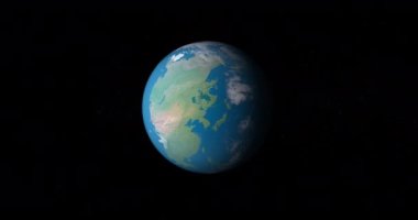 Dünya gezegeninde süperkıta Pangea veya Pangaea