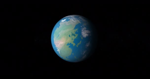 Superkontinent Pangäa Oder Pangäa Auf Erden — Stockvideo