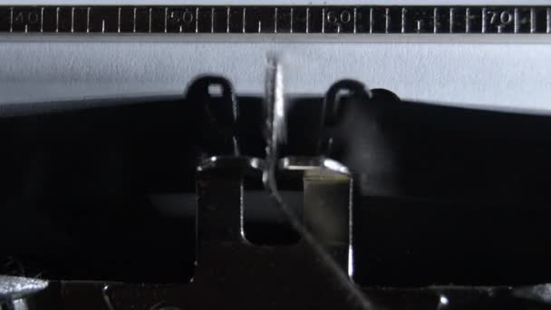 Введення Http Www Старою Ручною Друкарською Машинкою — стокове відео