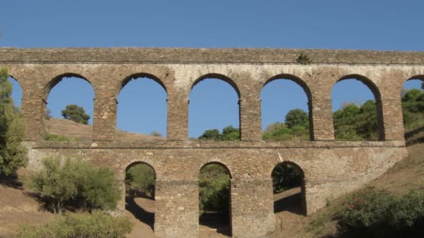 Acquedotto Romano Almuecar Granada Spagna — Video Stock