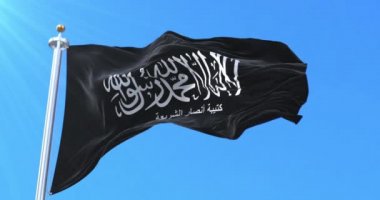 Ansar el-Şeriat bayrağı, Libyalı İslamcı milisler. Döngü