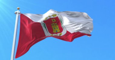 Tlaxcala bayrağı, Meksika. Döngü