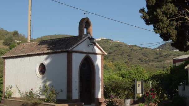 Small Rural Hermitage South Spain Ramirez Hermitage — Vídeo de stock