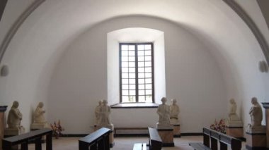 Sculptures of Galvez family in the familiar pantheon, Macharaviaya, Spain