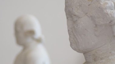 Sculptures of Galvez family in the  familiar pantheon in Macharaviaya, Malaga, Spain