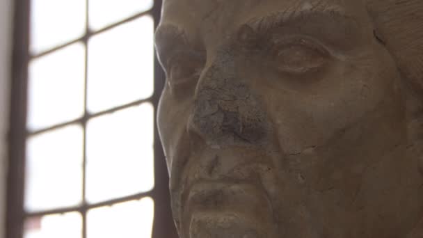 Скульптура Родини Гальвес Знайомому Пантеоні Мачаравії Іспанія — стокове відео