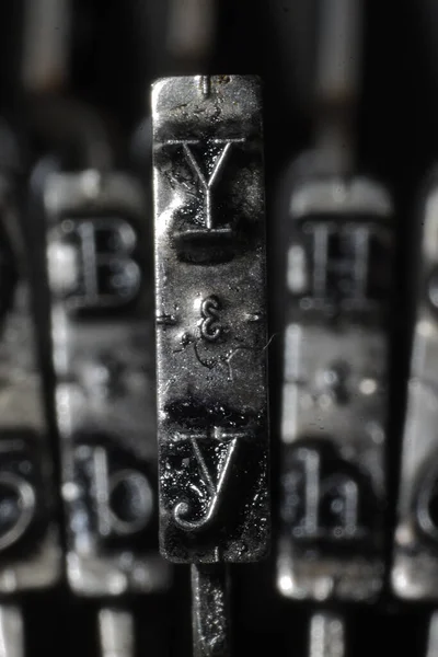 Letter Typo Old Manual Typewriter — Stock fotografie