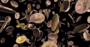 Dalgalanma Fırtınası Xrp şifreleme paraları dönüyor. Döngü