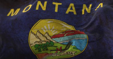 Amerika Birleşik Devletleri 'nin Montana eyaletinin bayrağı