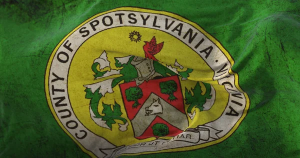 Spotsylvania County Old Flag State Virginia United States America — Stock Photo, Image