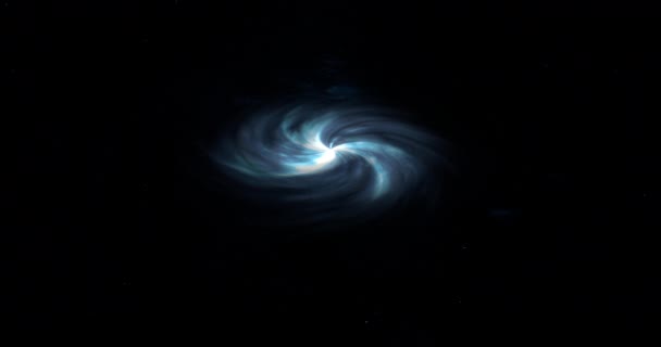 Mare Galaxie Spirală Spaţiul Cosmic — Videoclip de stoc