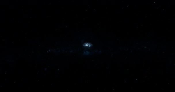 Hacia Una Gran Galaxia Espacio Exterior — Vídeos de Stock