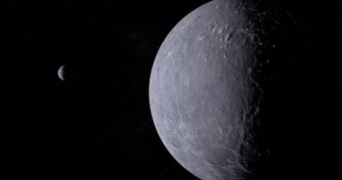 Cüce Gezegen 90482 Vanth uydusuyla Orcus