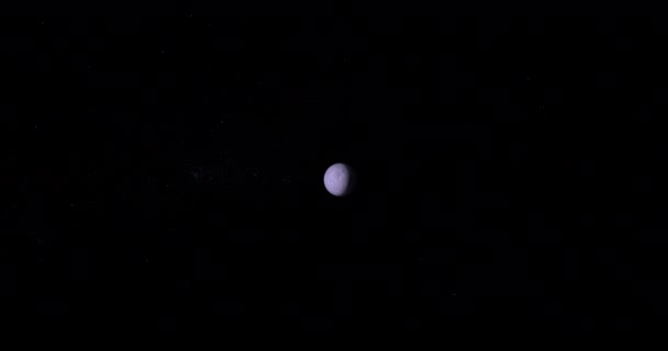 矮行星90482 Orcus Outer Space — 图库视频影像