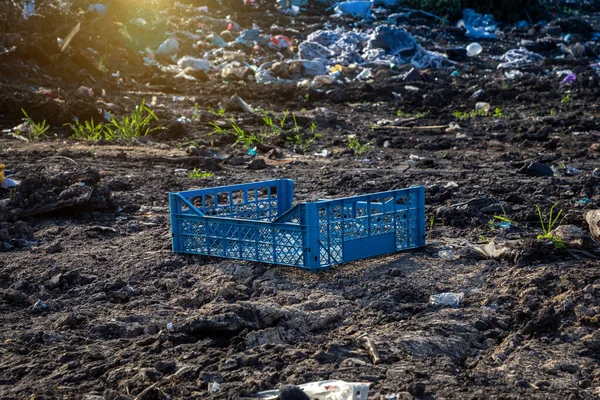 Garbage Dump Open Air City — Stockfoto