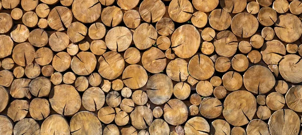 Texture Wooden Logs Photo Design Stockfoto