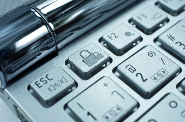 Teclado de máquina de ATM — Fotografias de Stock 